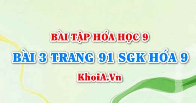 Bài 3 trang 91 SGK Hoá 9: Tính chất hóa học của axit cacbonic H2CO3 và muối Cacbonat